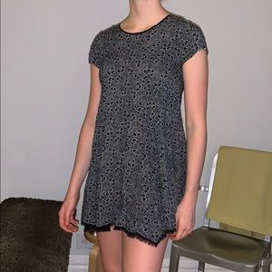 Silence + noise short sleeve mini dress